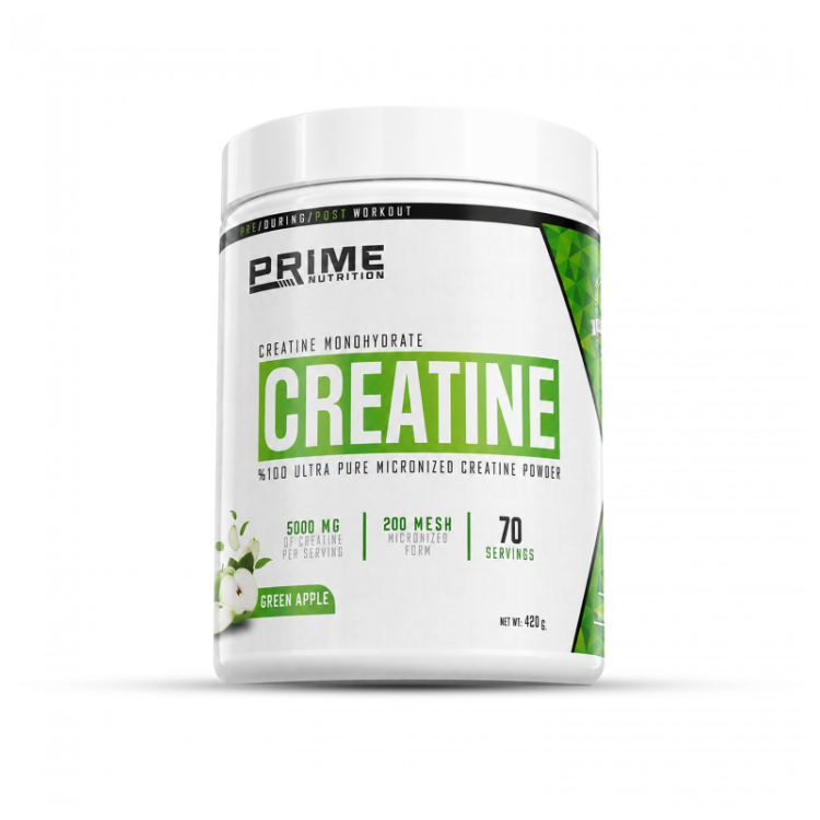 PRİME NUTRİTİON CREATİNE 420 GR GREEN APPLE PRİME NUTRİTİON CREATİNE 420 GR GREEN APPLE