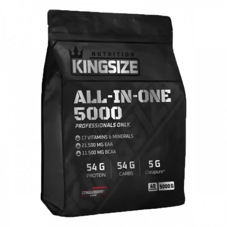 KİNGSİZE NUTRİTİON ALL IN ONE 5000 GR ÇİLEK KİNGSİZE NUTRİTİON ALL IN ONE 5000 GR ÇİLEK