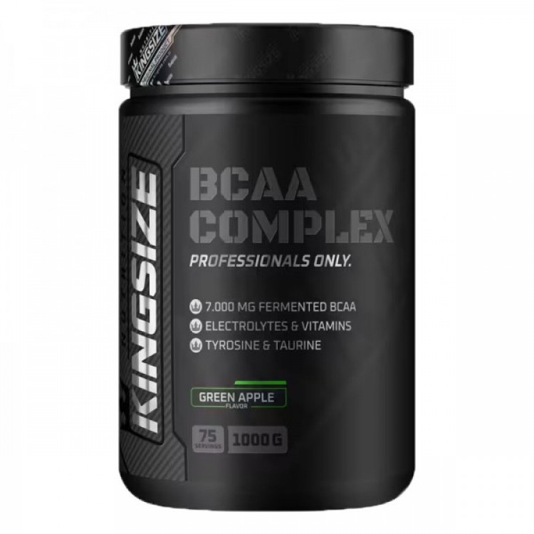 KİNGSİZE NUTRİTİON BCAA COMPLEX POWDER 1000 GR YEŞİL ELMA