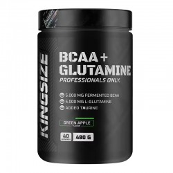KİNGSİZE NUTRİTİON BCAA + GLUTAMINE 480 GR YEŞİL ELMA