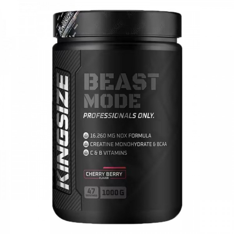 KİNGSİZE NUTRİTİON BEAST MODE 1000 GR KIRMIZI MEYVELER