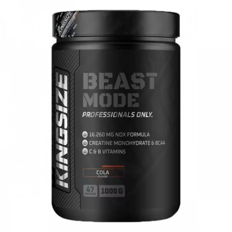 KİNGSİZE NUTRİTİON BEAST MODE 1000 GR KOLA