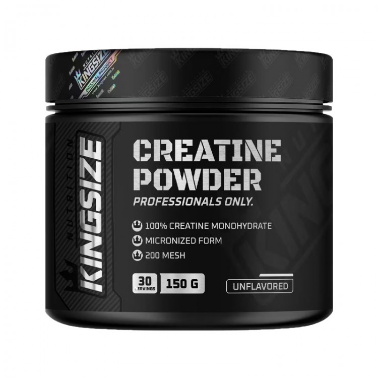 KİNGSİZE NUTRİTİON CREATINE POWDER 150 GR AROMASIZ KİNGSİZE NUTRİTİON CREATINE POWDER 150 GR AROMASIZ