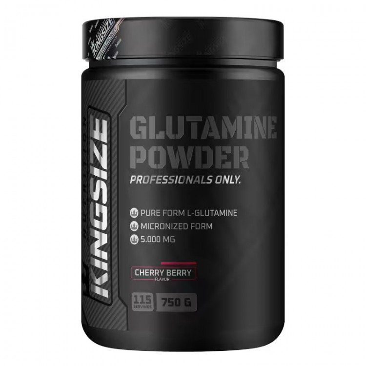 KİNGSİZE NUTRİTİON GLUTAMINE POWDER 750 GR KIRMIZI MEYVELER