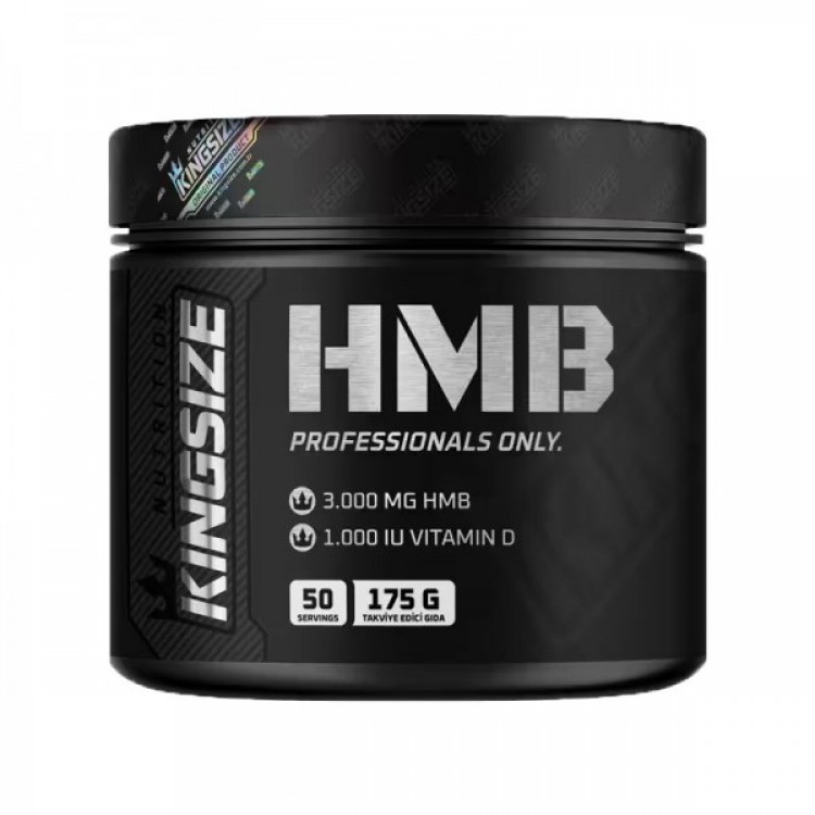 KİNGSİZE NUTRİTİON HMB + VİTAMİN D3 175 GR