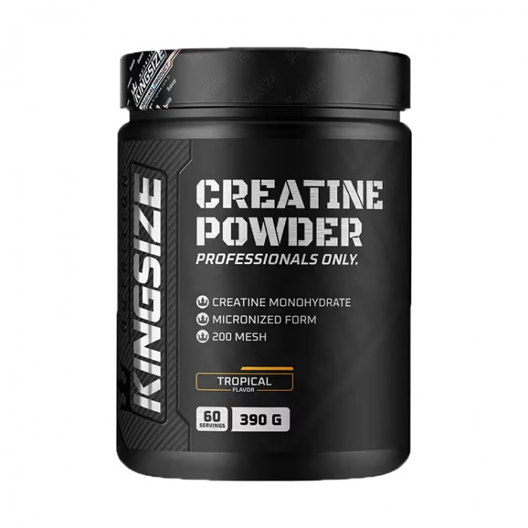 KİNGSİZE NUTRİTİON CREATINE POWDER 390 GR TROPİKAL