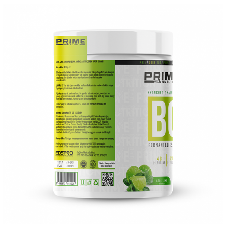 PRİME NUTRİTİON BCAA 2:1:1 420 GR COOL LIME