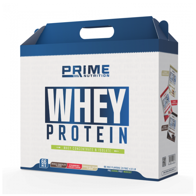 PRİME NUTRİTİON WHEY PROTEİN 33 GR X 66 SAŞE MİX