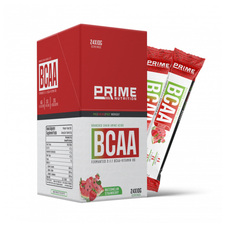 PRİME NUTRİTİON BCAA 2:1:1 240 GR (10 GR) - 24 ADET KARPUZ&ÇİLEK