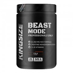 KİNGSİZE NUTRİTİON BEAST MODE 525 GR KOLA KİNGSİZE NUTRİTİON BEAST MODE 525 GR KOLA