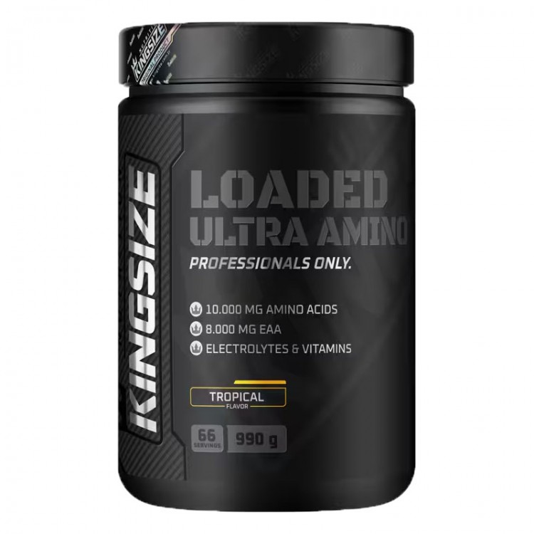 KİNGSİZE NUTRİTİON LOADED ULTRA AMİNO-EAA 495 GR TROPİKAL MEYVE
