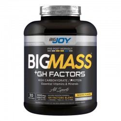 BİG JOY BİG MASS + GH FACTORS 3000 GR MUZ BİG JOY BİG MASS + GH FACTORS 3000 GR MUZ