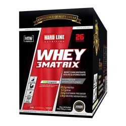 HARDLİNE WHEY 3 MATRİX 30 GR - 26 PAKET ÇİLEK