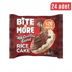 BİTE MORE RİCE CAKE (18 GR) - 24 ADET SÜTLÜ ÇİKOLATA