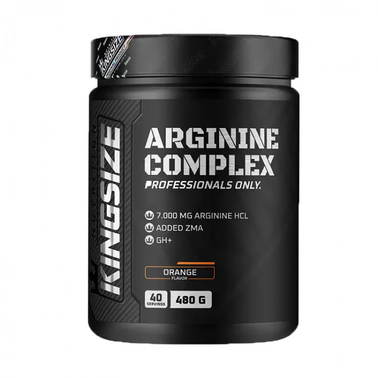 KİNGSİZE NUTRİTİON ARGININE COMPLEX POWDER 480 GR PORTAKAL KİNGSİZE NUTRİTİON ARGININE COMPLEX POWDER 480 GR PORTAKAL