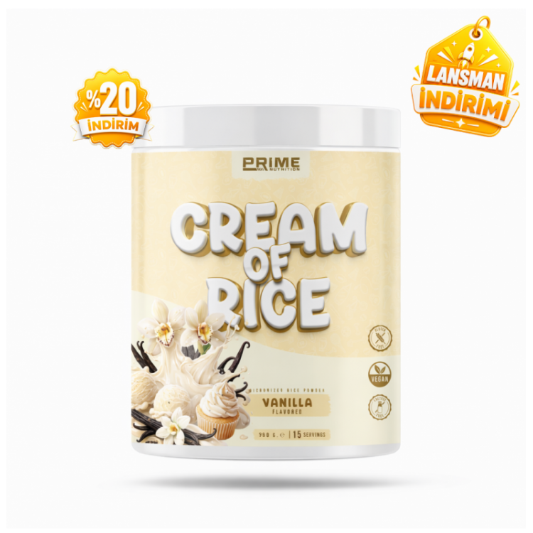 PRİME NUTRİTİON CREAM OF RİCE 750 GR VANİLYA PRİME NUTRİTİON CREAM OF RİCE 750 GR VANİLYA