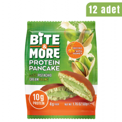 BİTE MORE PROTEİN PANCAKE (50 GR) - 12 ADET PISTACHIO