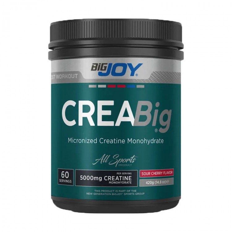 BİG JOY CREABİG MİCRONİZED CREATİNE POWDER 420 GR VİŞNE