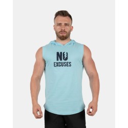 GWP NO EXCUSES KAPÜŞONLU KOLSUZ T-SHİRT GWP NO EXCUSES KAPÜŞONLU KOLSUZ T-SHİRT