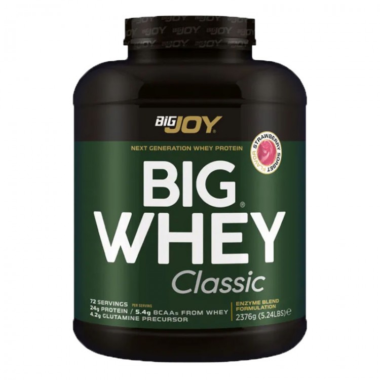 BİG JOY BİG WHEY CLASSİC 2376 GR ÇİLEK BİG JOY BİG WHEY CLASSİC 2376 GR ÇİLEK