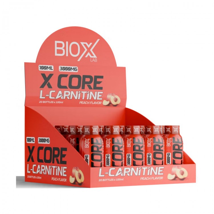 BİOXLAB X-CORE L-CARNITINE 20 SHOT ŞEFTALİ