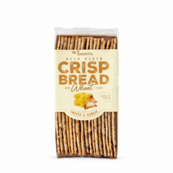 DANVİTA CRISP BREAD WHEAT CHEESE GARLIC 130 GR