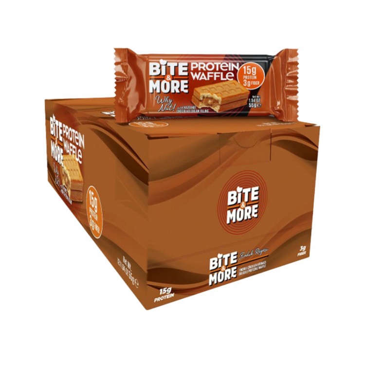 BİTE MORE PROTEİN WAFFLE 12 ADET X 55 GRAM