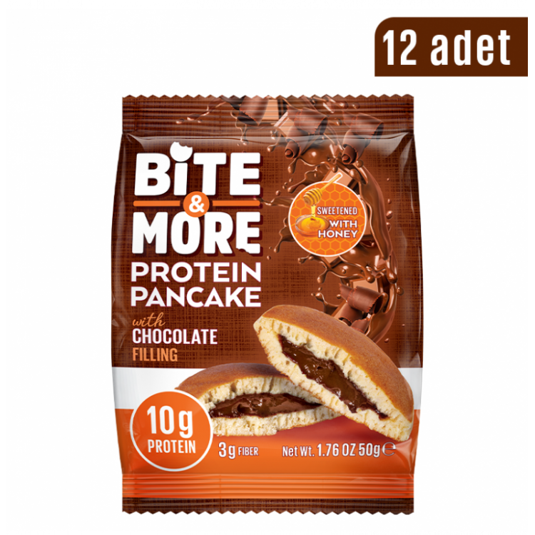 BİTE MORE PROTEİN PANCAKE (50 GR) - 12 ADET