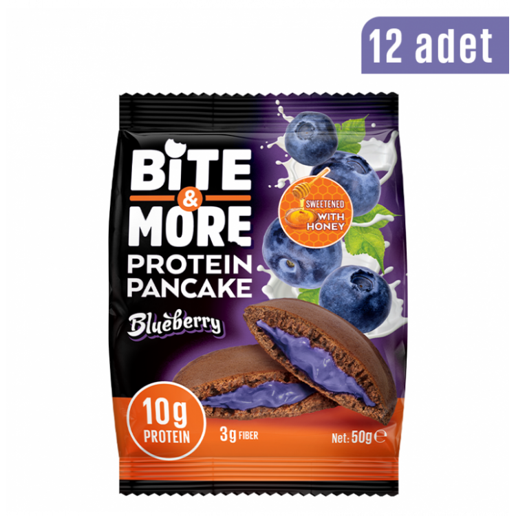 BİTE MORE PROTEİN PANCAKE (50 GR) - 12 ADET