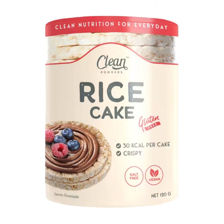CLEAN POWDERS RICE CAKE 120 GR