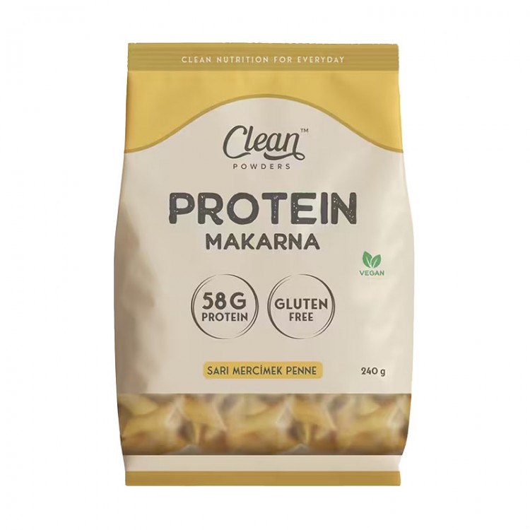 CLEAN POWDERS PROTEİNLİ MAKARNA SARI MERCİMEK 240 G