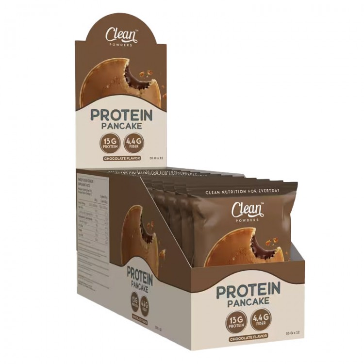 CLEAN POWDERS PROTEİN PANCAKE 55 GR 12 ADET
