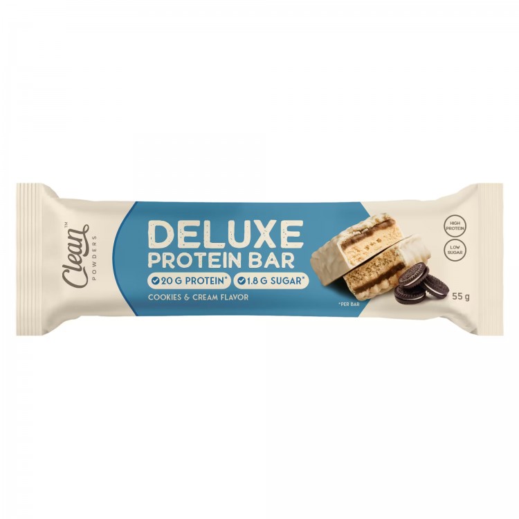 CLEAN POWDERS DELUXE PROTEİN BAR 55 GR 1 ADET