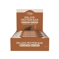 CLEAN POWDERS DELUXE PROTEİN BAR 55 GR 12 ADET ÇİKOLATA KARAMEL