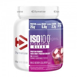 DYMATİZE ISO 100 HYDROLYZED CLEAR WHEY PROTEIN 512 GR