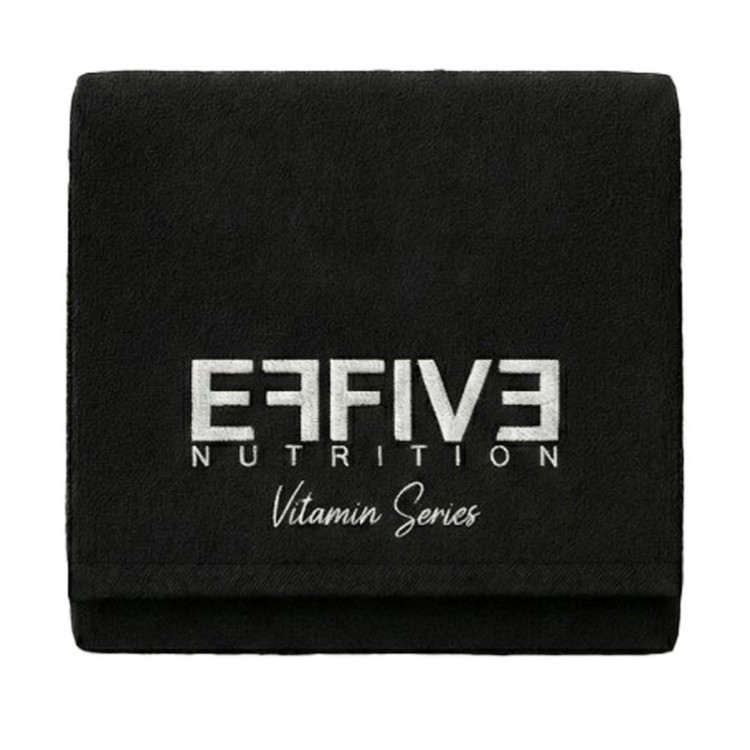 EFFİVE NUTRİTİON %100 PAMUK SİYAH HAVLU