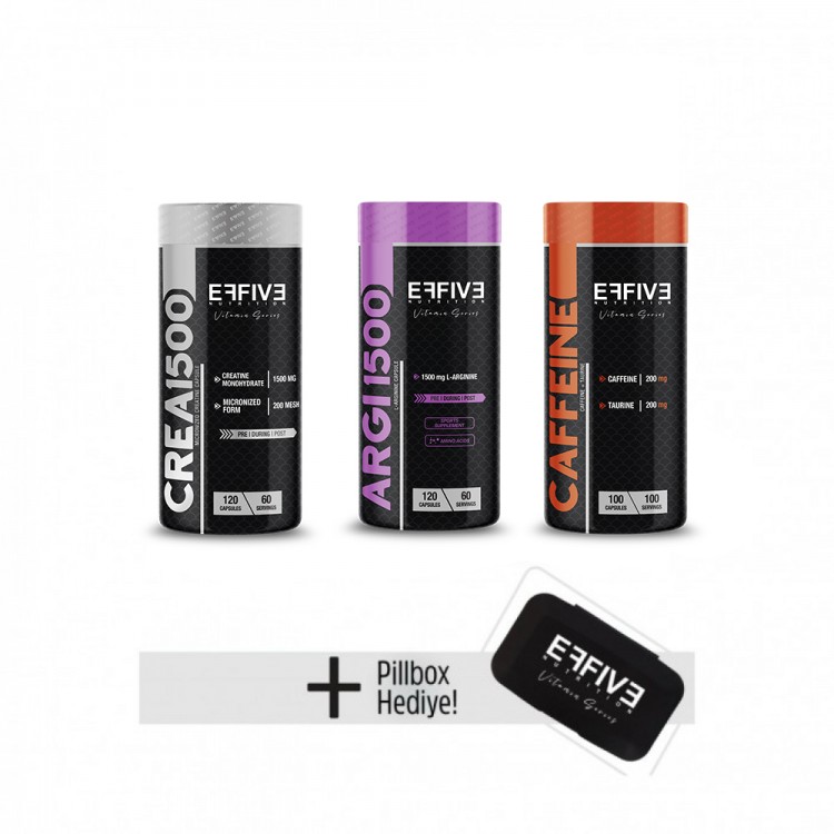 EFFİVE ARGI1500 + CAFFEİNE + CREA1500