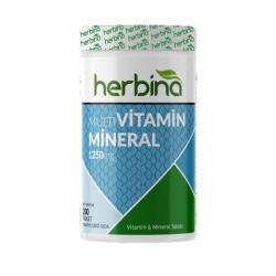 HERBİNA MULTİVİTAMİN MİNERAL 1250 MG 200 TABLET
