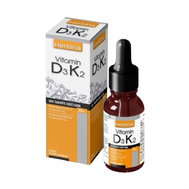 HERBİNA D3 K2 DAMLA 20 ML