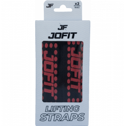 JOFİT LİFTİNG STRAP SİYAH - KIRMIZI