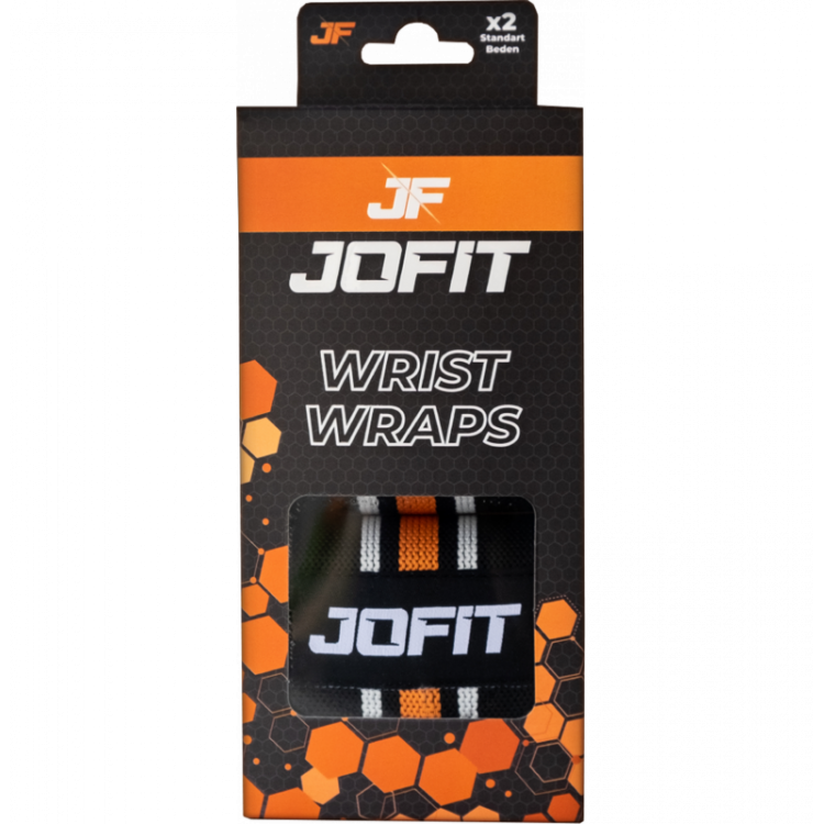 JOFİT WRİST WRAPS SİYAH - TURUNCU