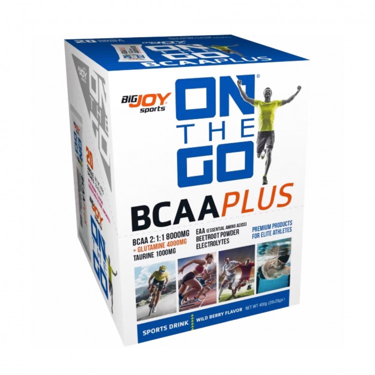 ON THE GO BCAA PLUS 400 GR - 20 PAKET