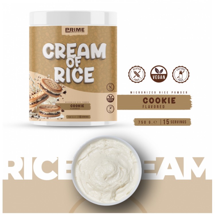 PRİME NUTRİTİON CREAM OF RİCE 750 GR