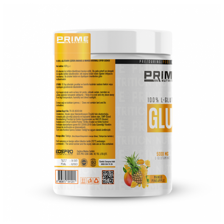 PRİME NUTRİTİON L-GLUTAMİNE 420 GR