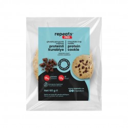 REPEATS PRO ÇİKOLATA PARÇACIKLI VANİLYALI COOKIE 60 GR 