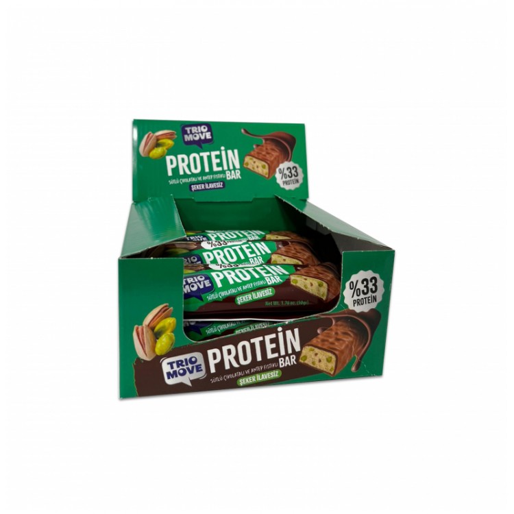 TRIO MOVE %33 FIT PROTEIN BAR ANTEP FISTIKLI 9 ADET X 50 GRAM