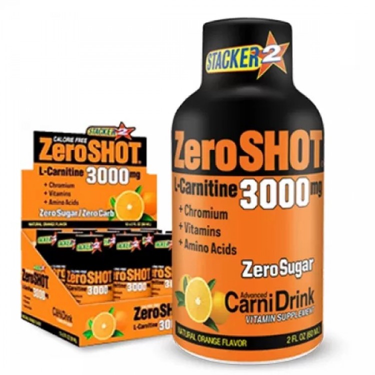 ZERO SHOT 3000 MG L-CARNİTİNE - 12 ADET