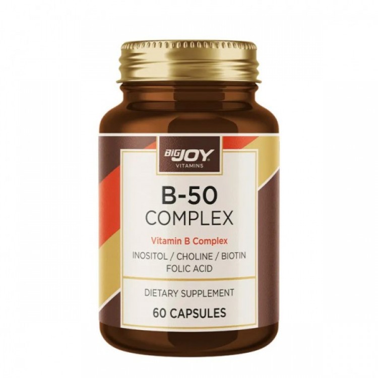BİG JOY VİTAMİNS B-COMPLEX 60 KAPSÜL BİG JOY VİTAMİNS B-COMPLEX 60 KAPSÜL