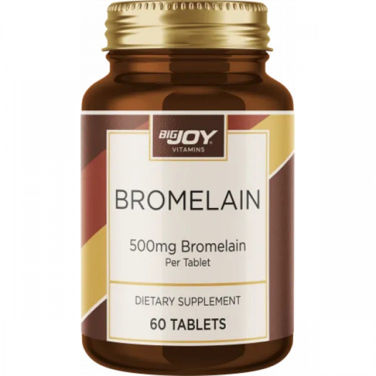 BİG JOY VİTAMİNS BROMELAIN 60 TABLET