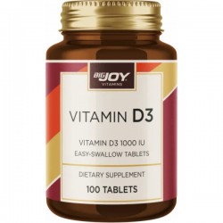 BİG JOY VİTAMİNS VITAMIN D3 100 TABLET BİG JOY VİTAMİNS VITAMIN D3 100 TABLET